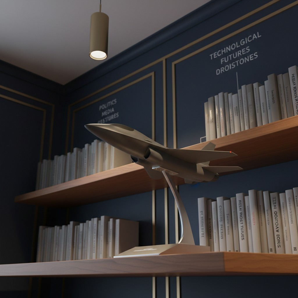 Des livres sur des étagères dans un bureau avec des raccords dorés pagoda sur du bois de chêne sombre ou barnisé première ...